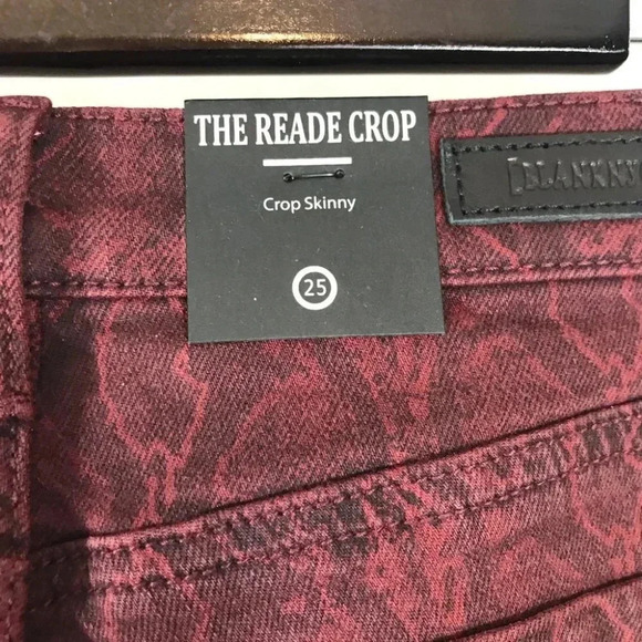 Blank NYC The Reade Crop Skinny Jean Snake Print - Picture 7 of 10